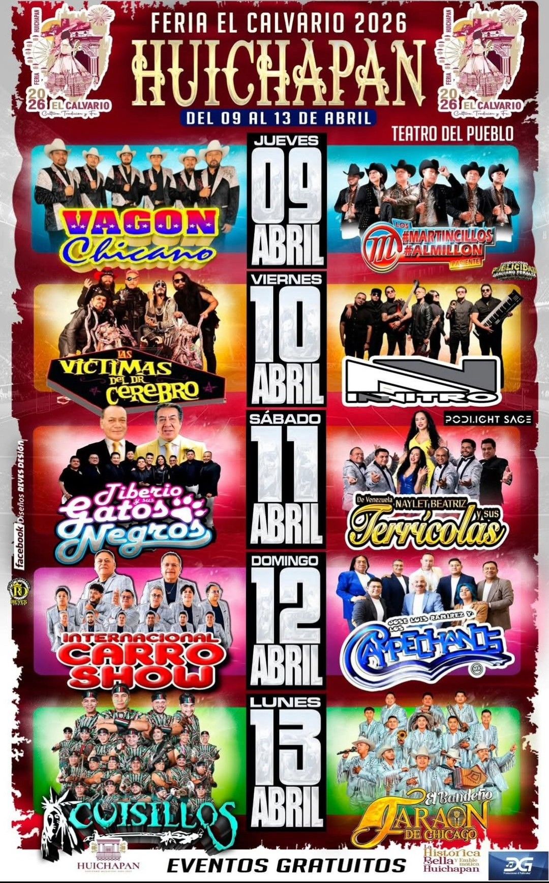 Feria El Calvario Huichapan 2026