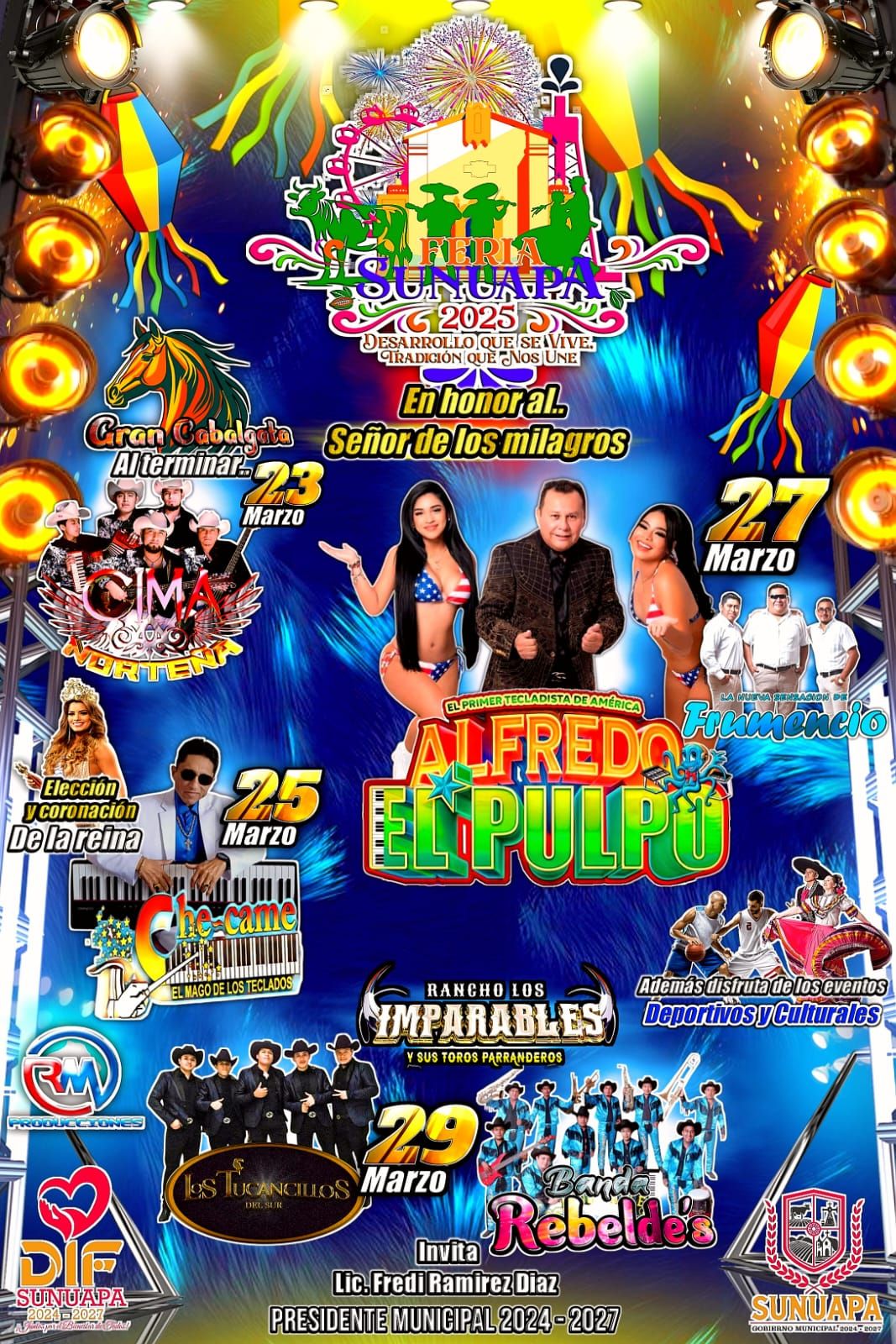 Elenco Feria Sunuapa 2025