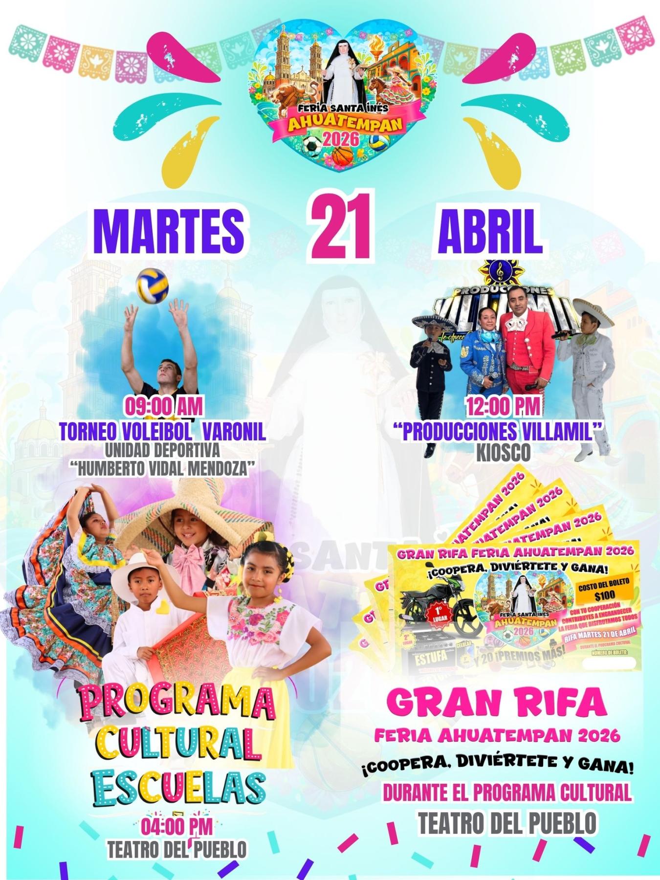Feria Santa Inés Ahuatempan 2026
