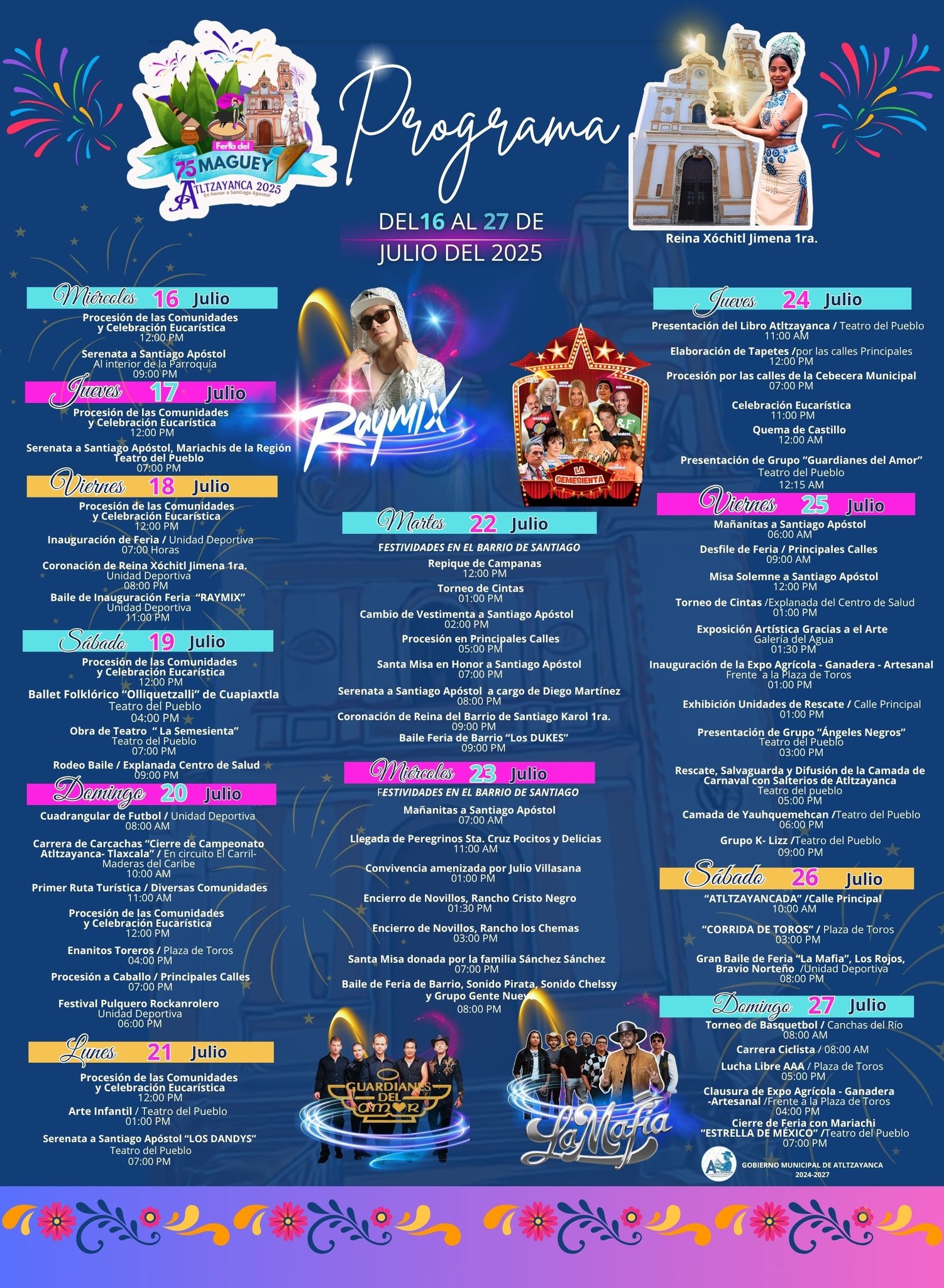 Programa Feria del Maguey Atltzayanca 2025