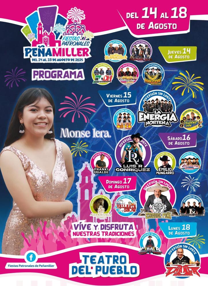 Cartelera Feria Peñamiller 2025