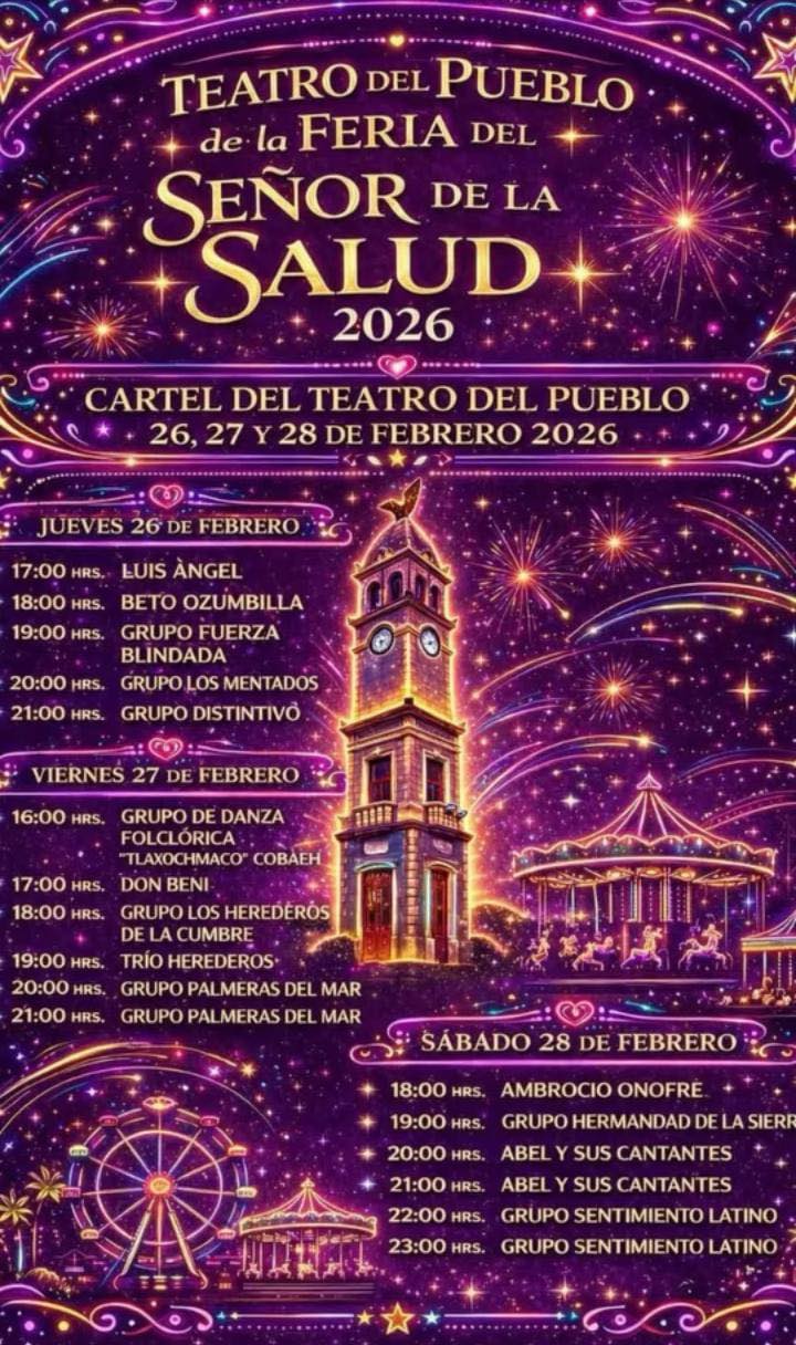 Programa de Fiesta Patronal del Señor de la Salud 2026