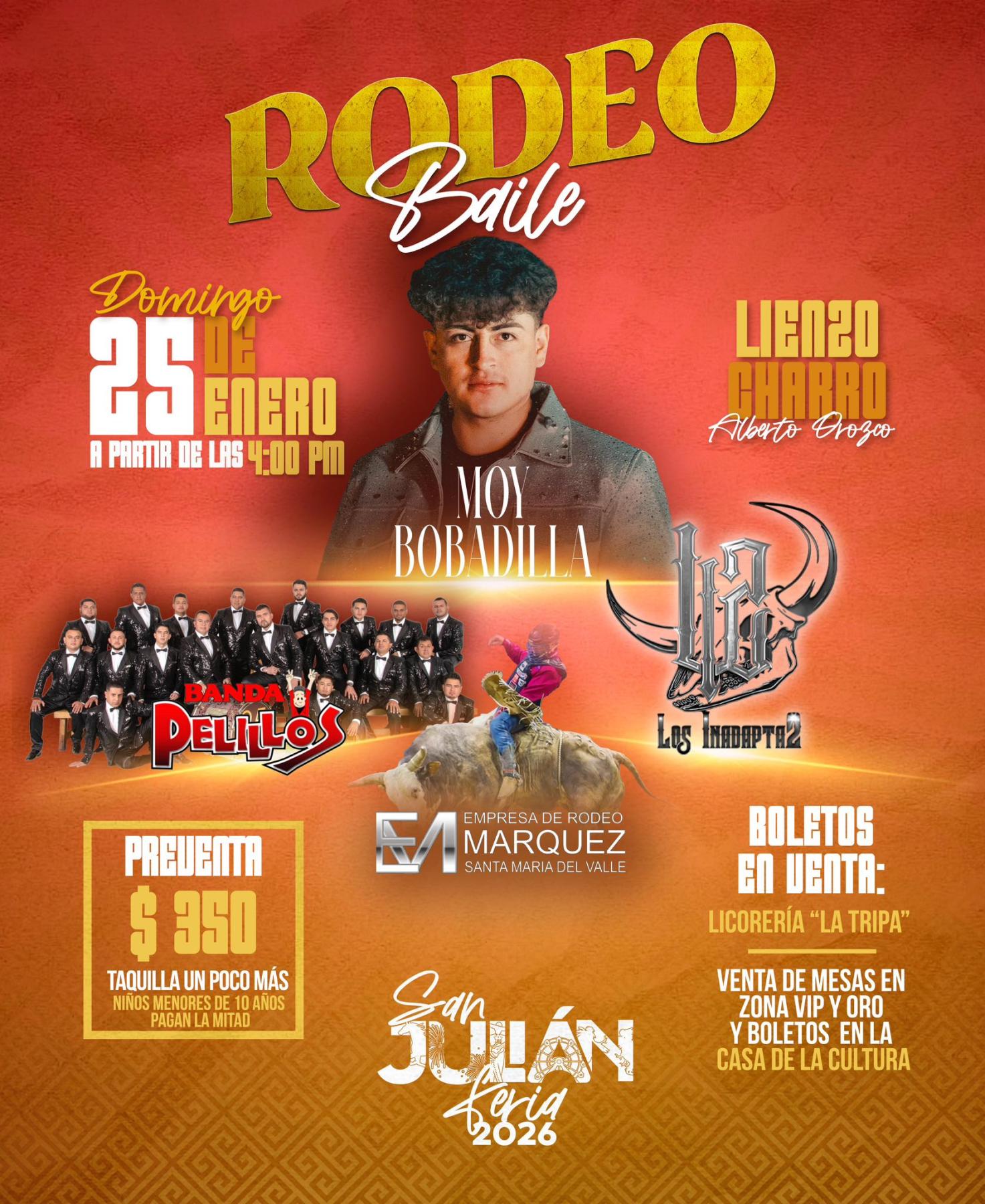 Moy Bobadilla en la Feria San Julián 2026