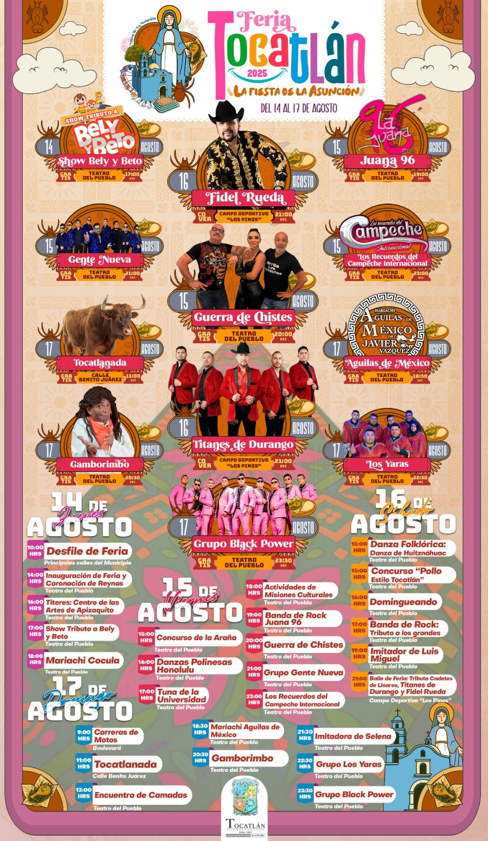 Programa Feria Tocatlán 2025