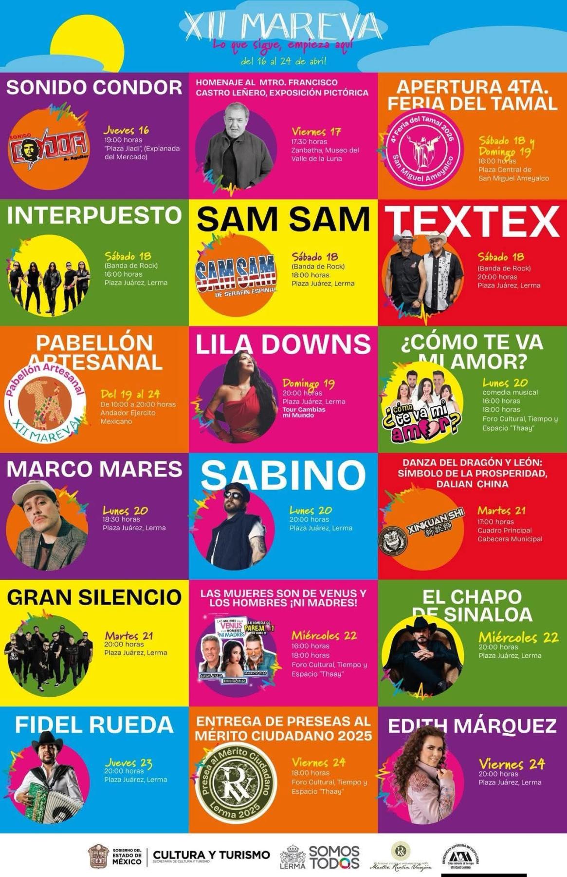 Programa Festival Cultural Martín Reolín Varejón Lerma 2026