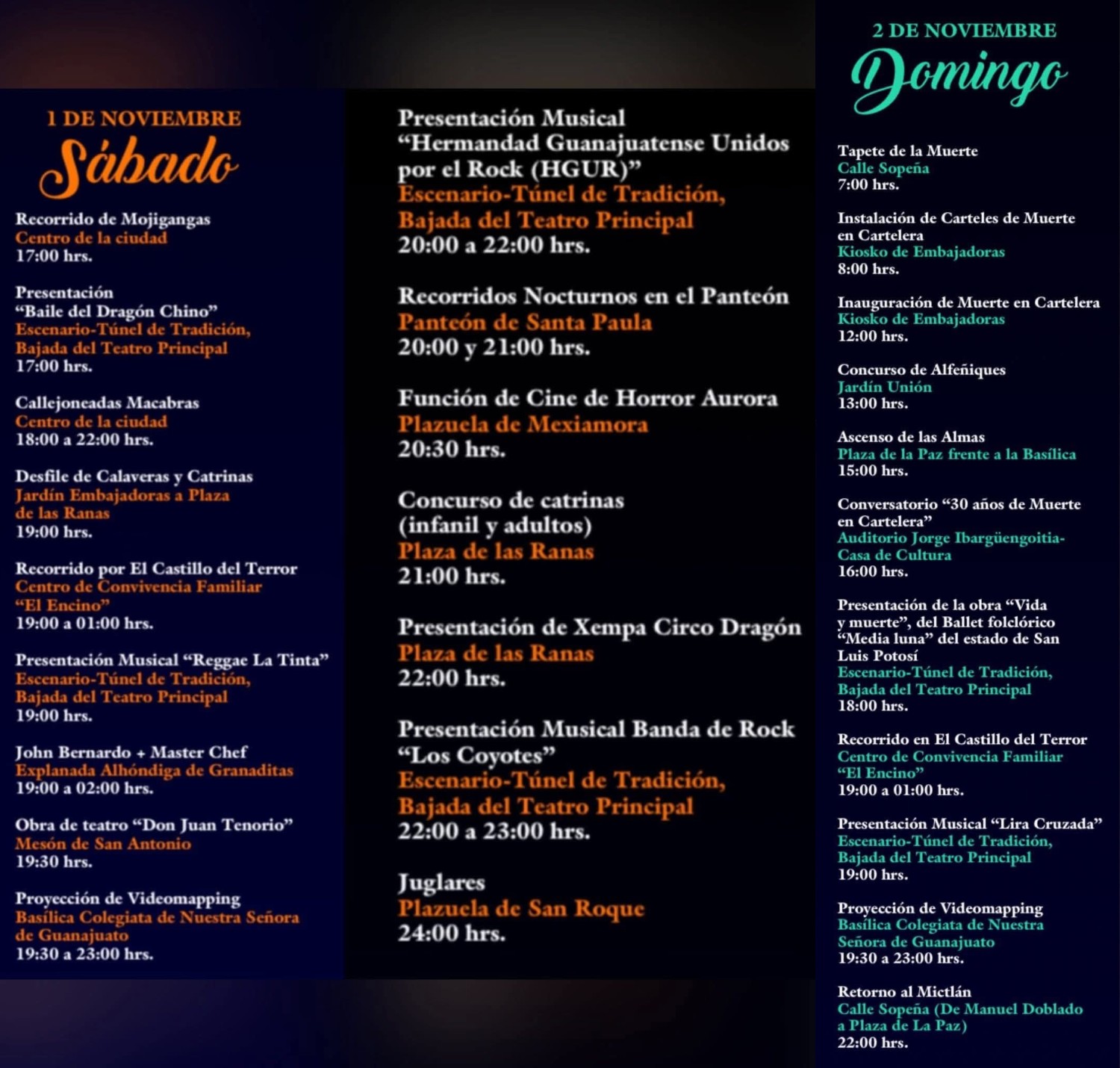 7º Festival del Día de los Muertos Guanajuato 2025