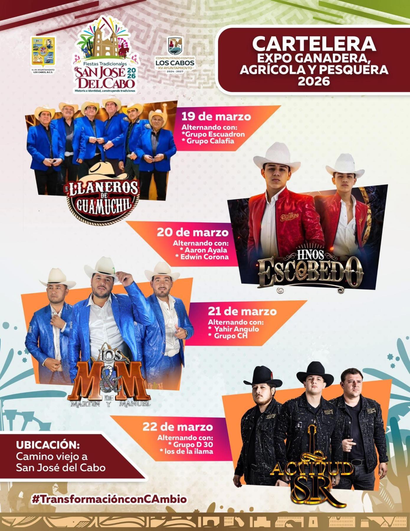 Elenco Expo Ganadera San José del Cabo 2026