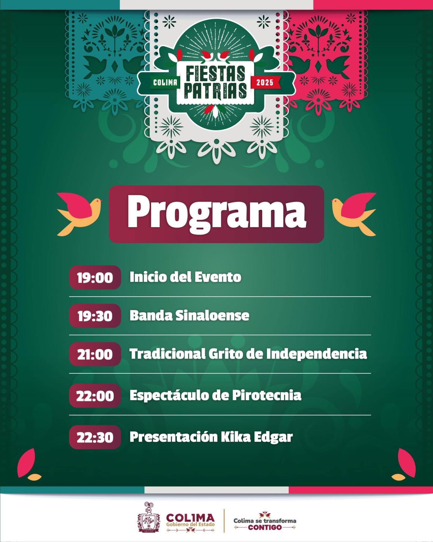 Grito de Independencia 2025 en Colima