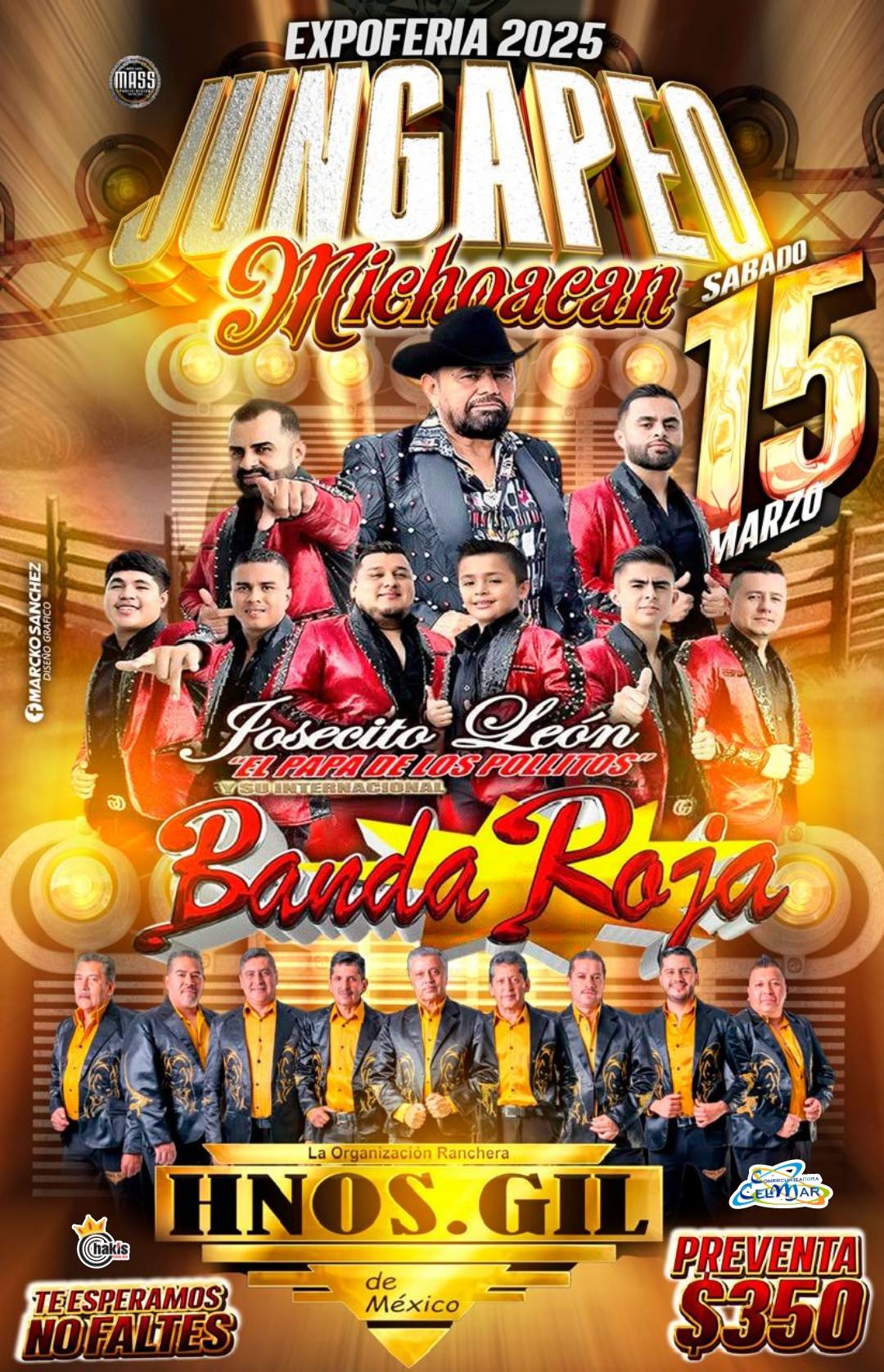 Banda Roja en la Expo Feria de la Guayaba Jungapeo 2025