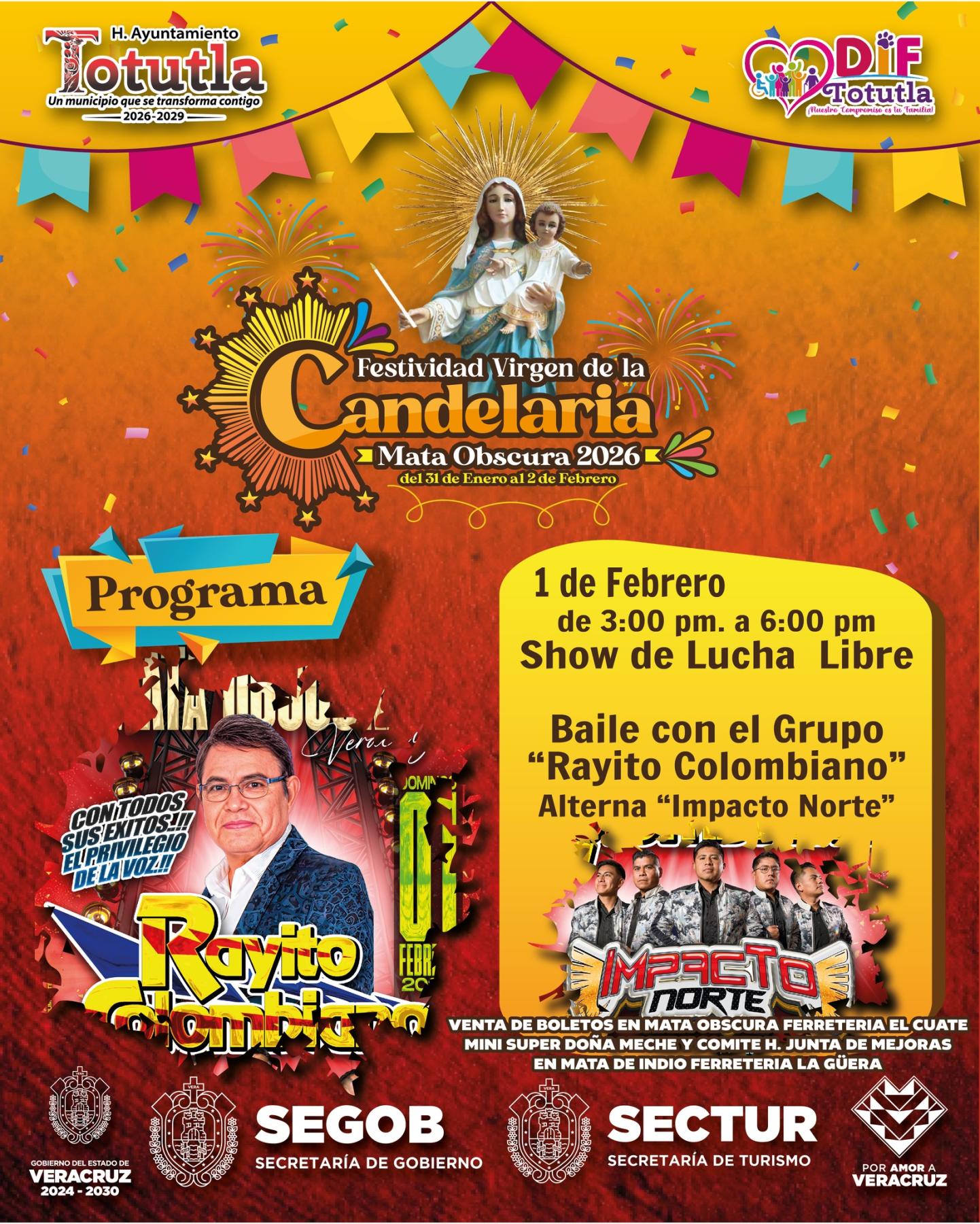 Fiestas de la Candelaria Mata Obscura 2026