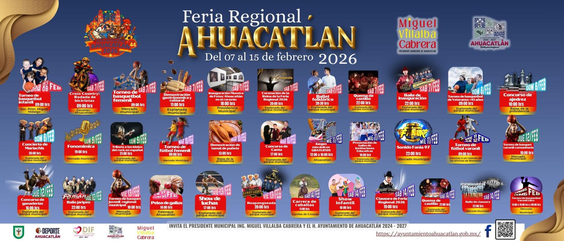 Programa Feria Ahuacatlán 2026