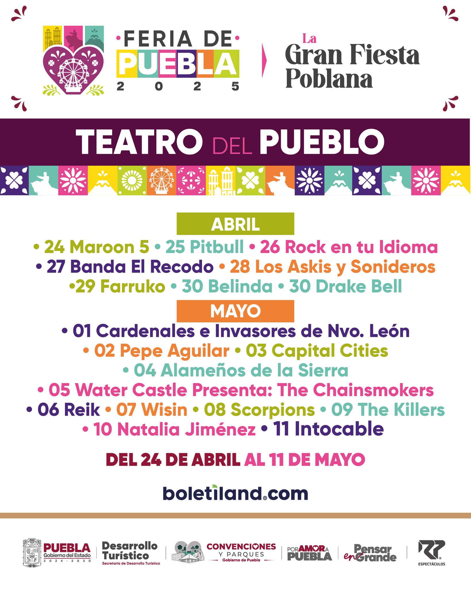 Teatro del Pueblo - Feria de Puebla 2025