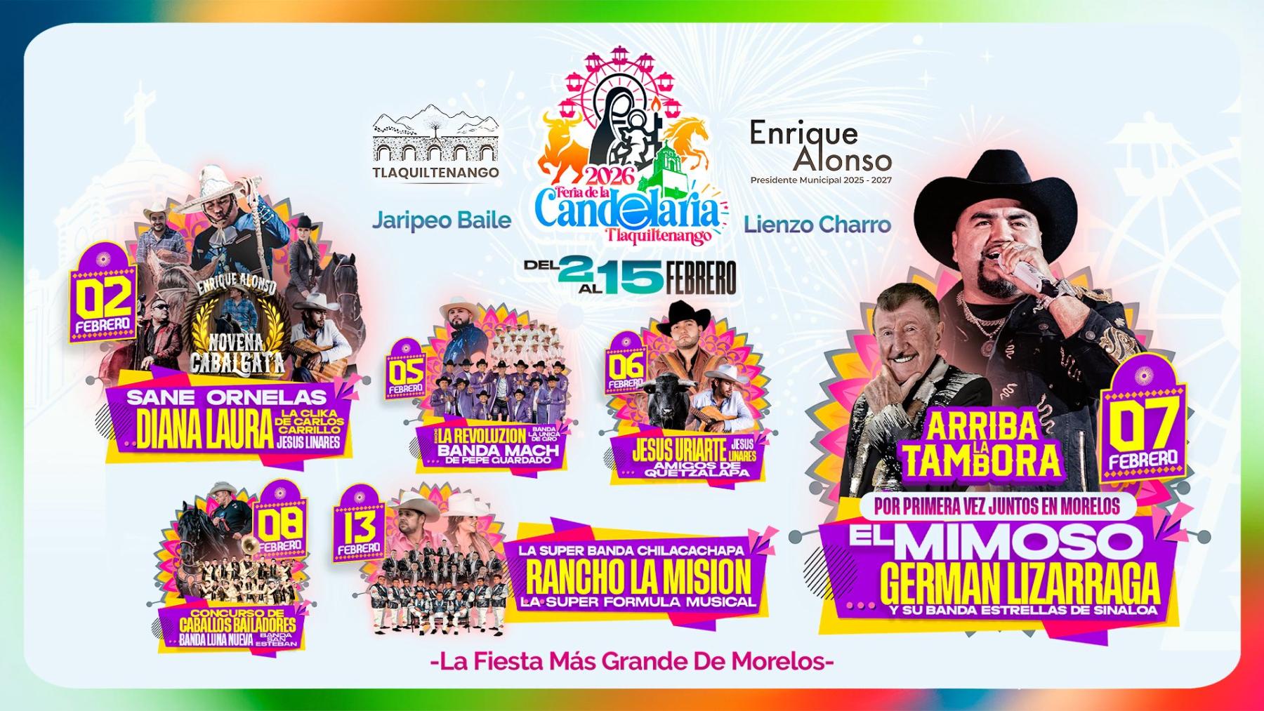 Programa Feria de la Candelaria Tlaquiltenango 2026
