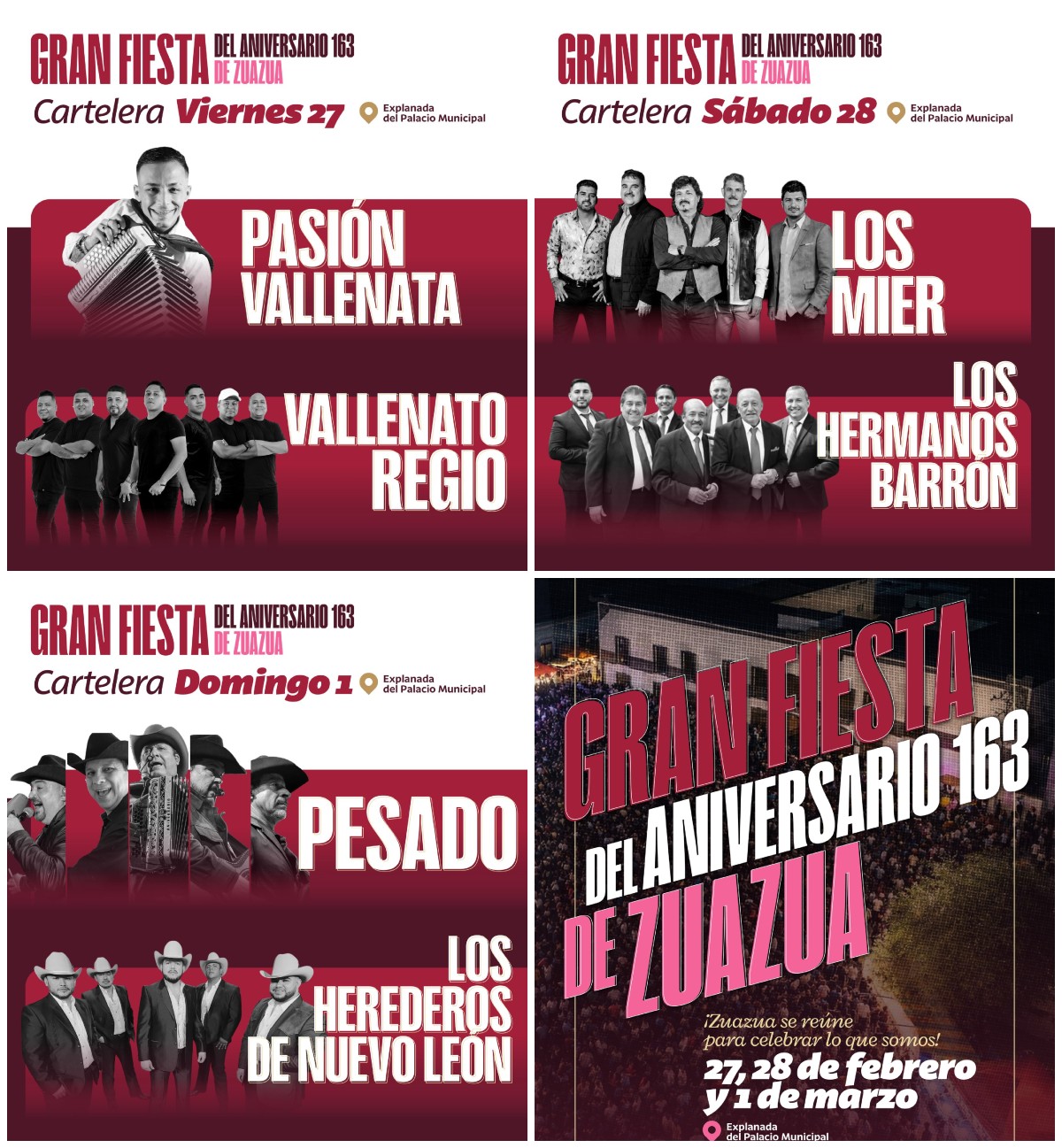 Fiestas de Aniversario Zuazua 2026