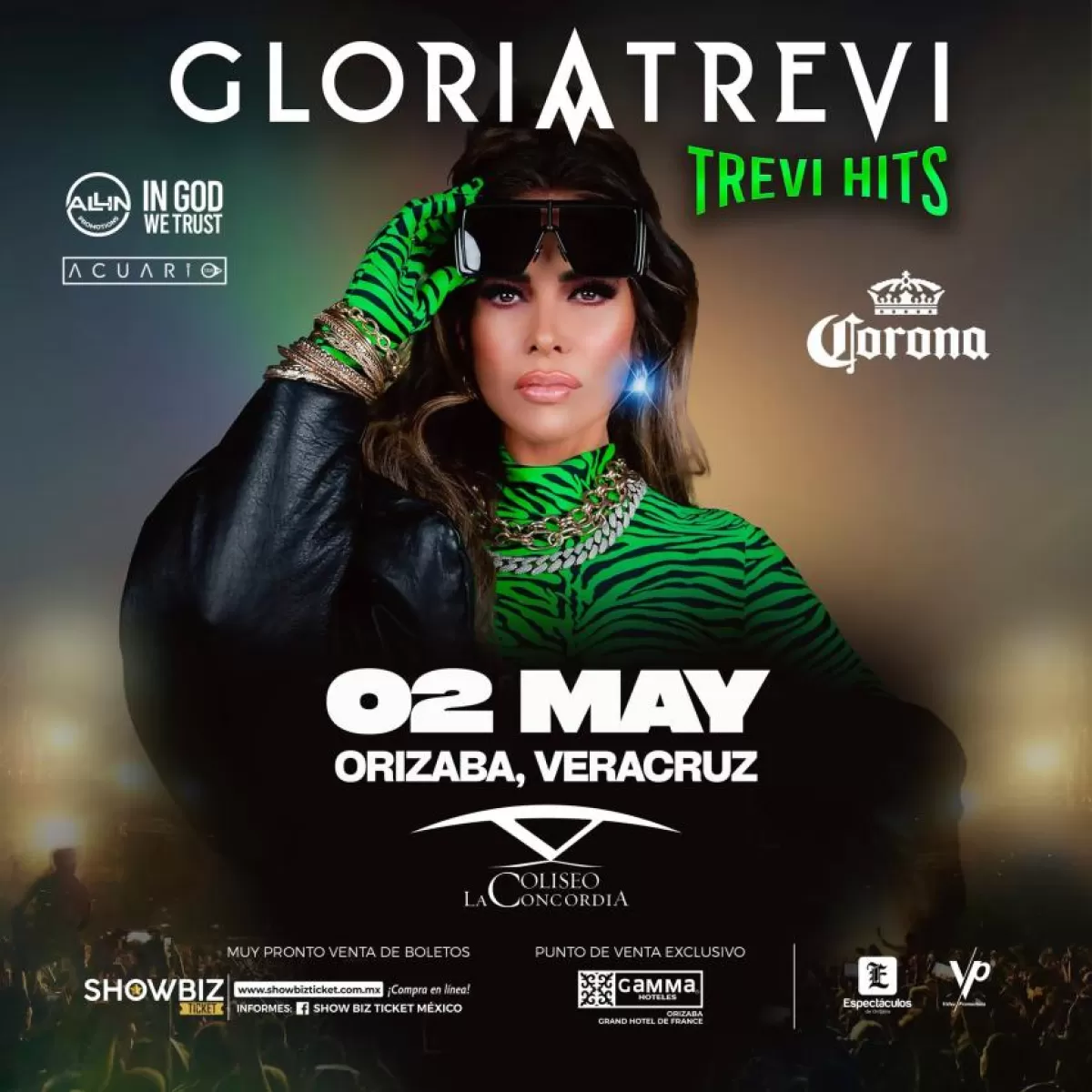 Gloria Trevi en el Coliseo La Concordia de Orizaba, Mayo 2025