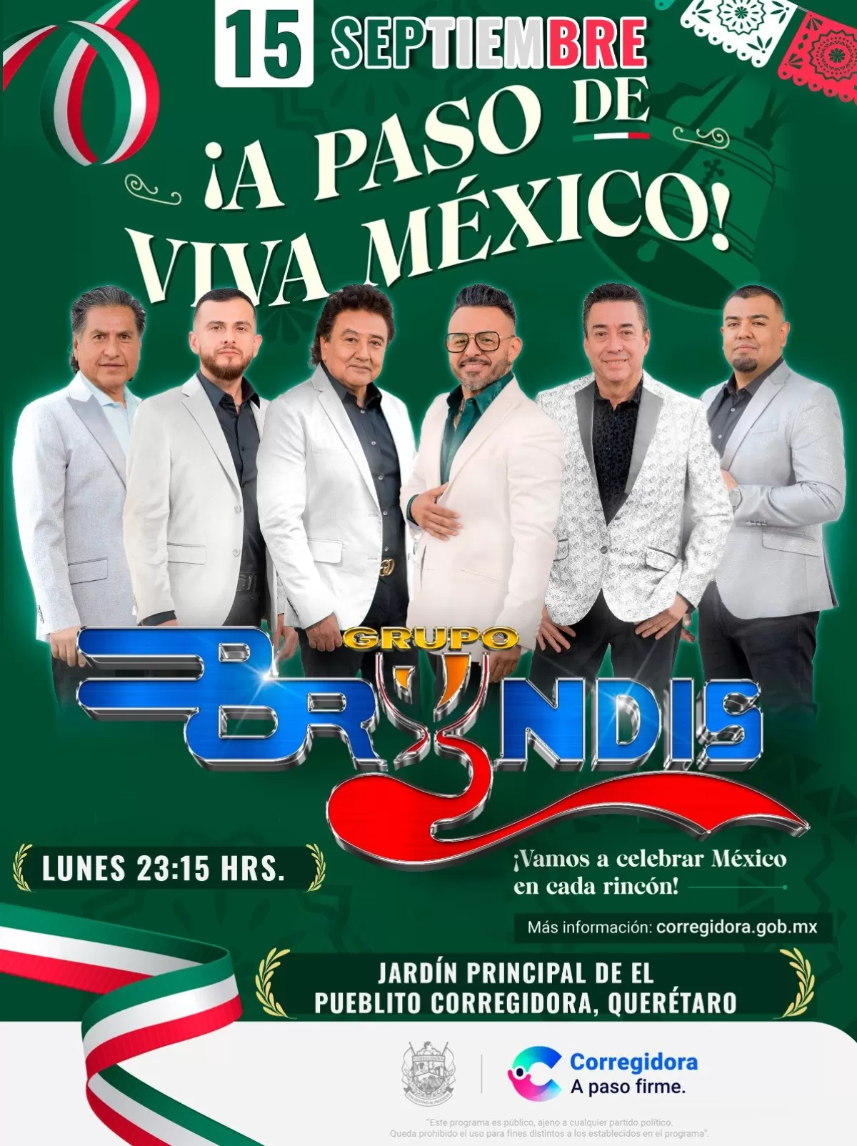 Grito de Independencia 2025 en Corregidora, Querétaro