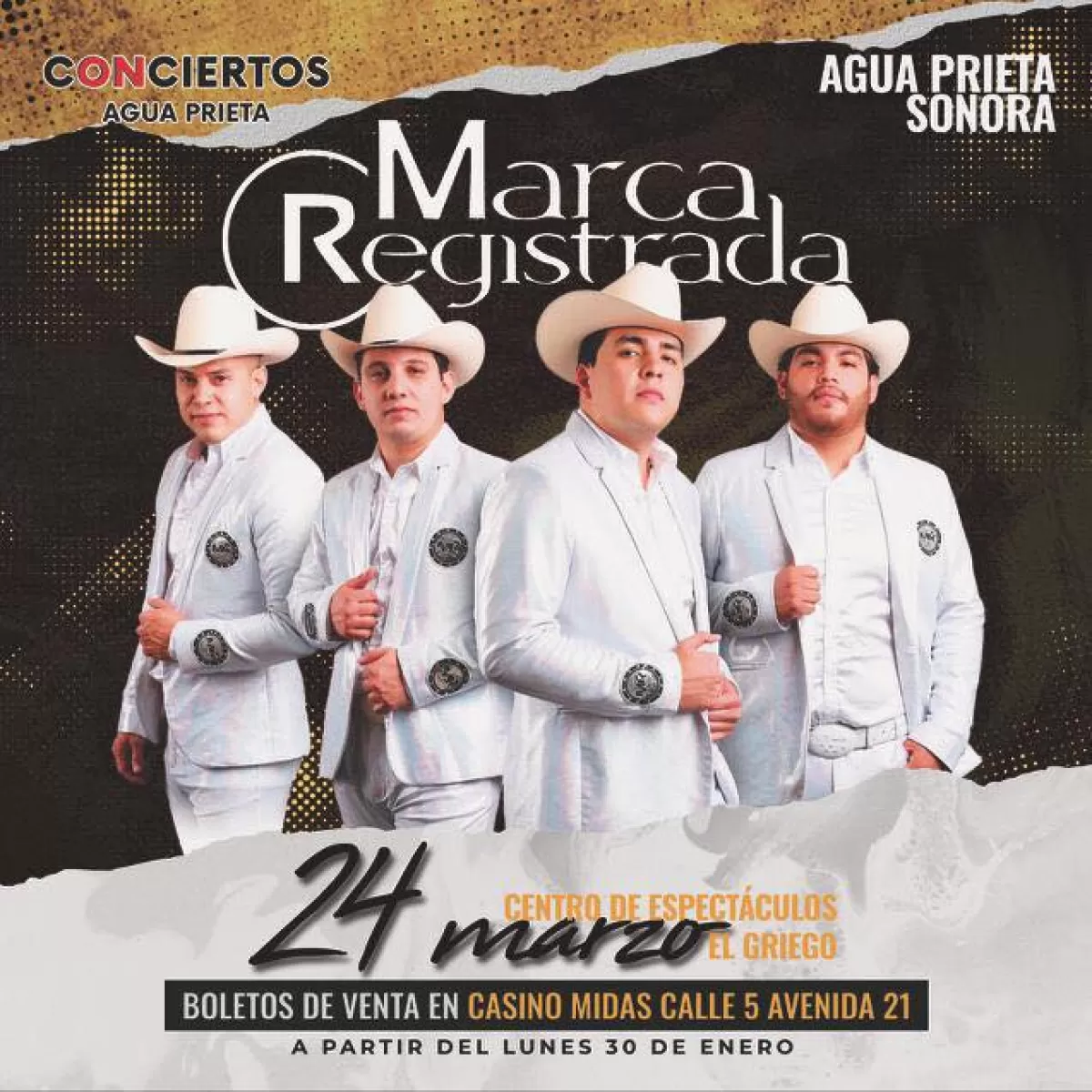 Marca Registrada en Agua Prieta, Sonora, Marzo 2023