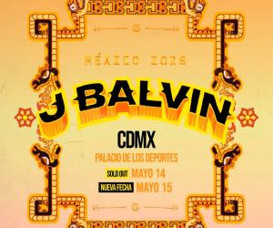 J Balvin en el Palacio de los Deportes 2026